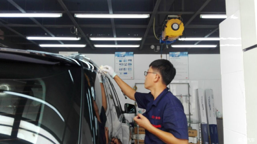 東營汽車裝飾美容-奔馳GLE320全車鍍晶-美佳汽車服務中心